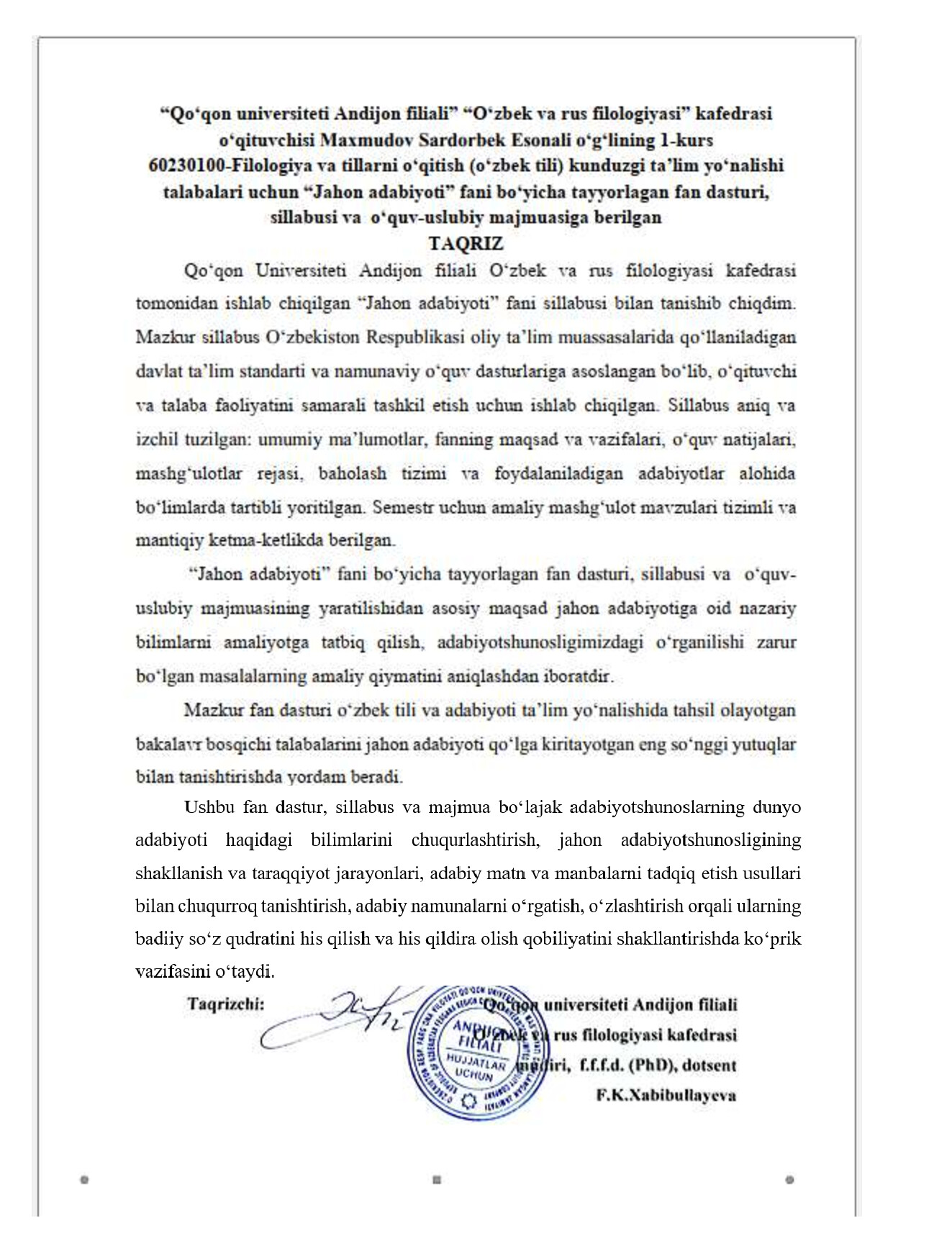 Ichki taqriz yuklanmagan