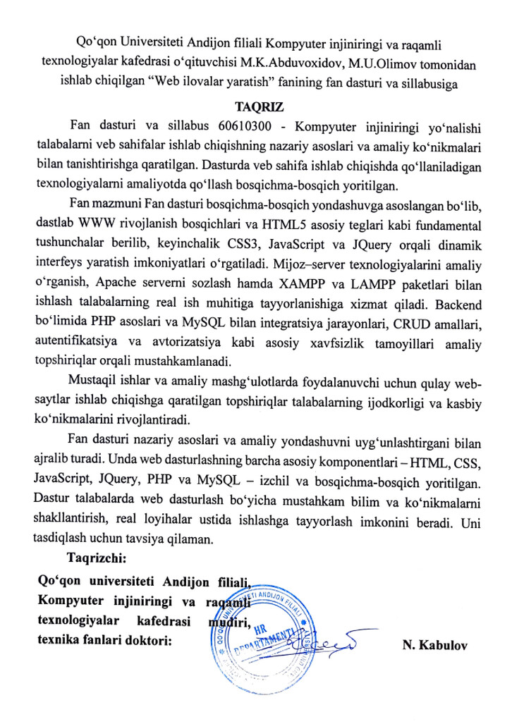 Ichki taqriz yuklanmagan